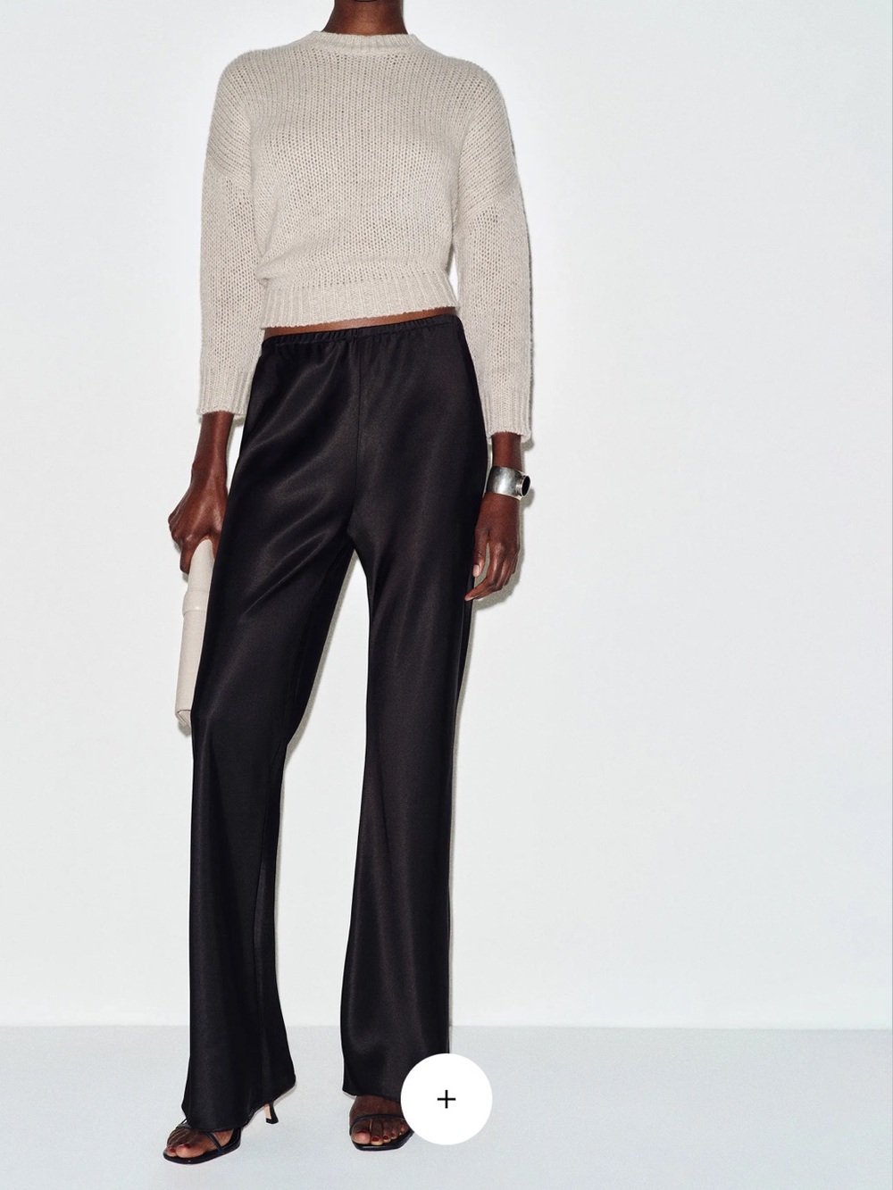 Reformation Gale Satin Bias Pant